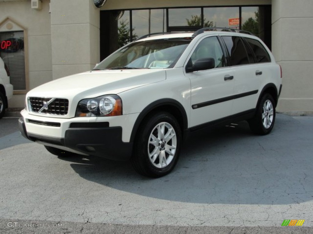 2003 XC90 T6 AWD - White / Taupe/Light Taupe photo #6