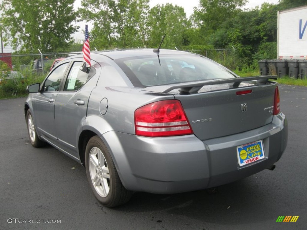 2010 Avenger R/T - Silver Steel Metallic / Dark Slate Gray photo #13