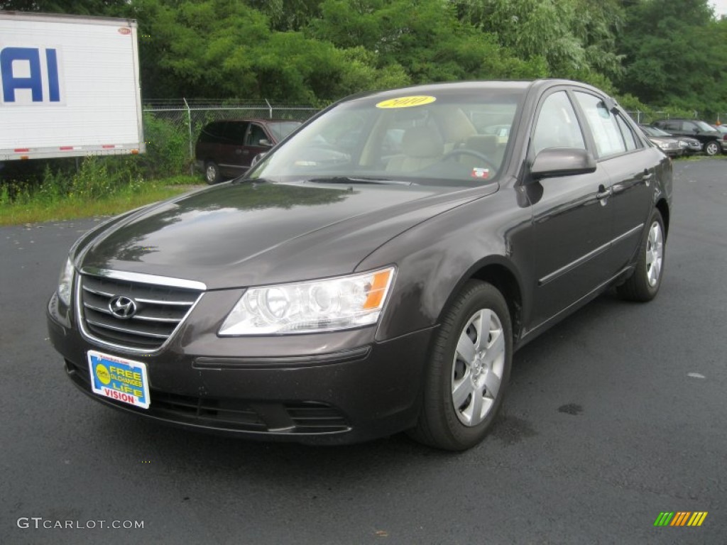 2010 Sonata GLS - Cocoa Metallic / Camel photo #1