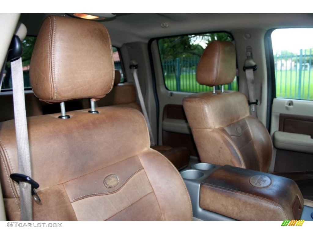 2005 F150 King Ranch SuperCrew 4x4 - Black / Castano Brown Leather photo #51