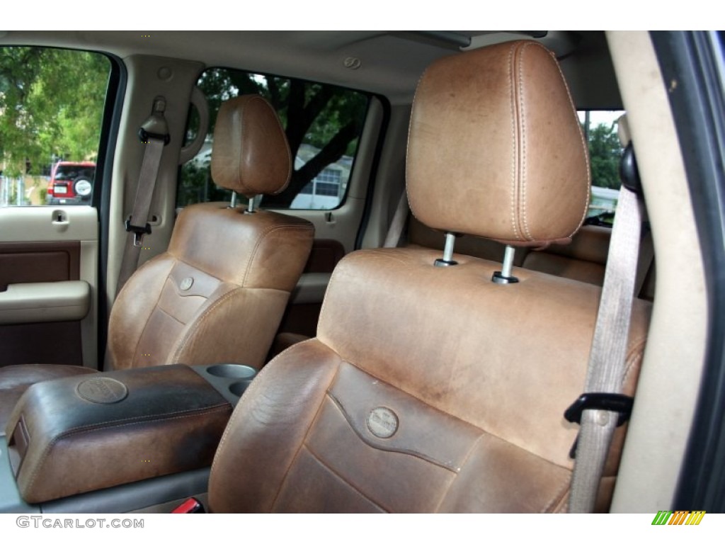 2005 F150 King Ranch SuperCrew 4x4 - Black / Castano Brown Leather photo #52