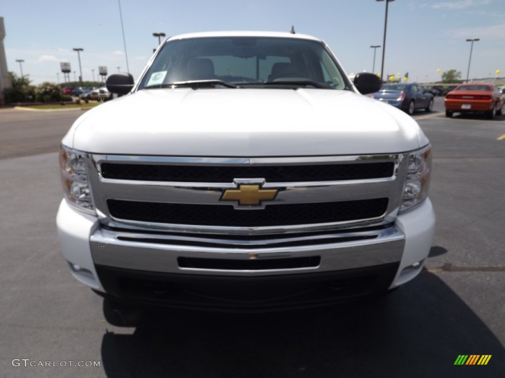 2011 Silverado 1500 LT Crew Cab 4x4 - Summit White / Light Titanium/Ebony photo #2