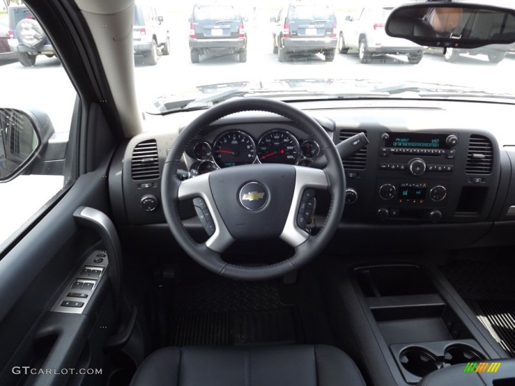 2011 Silverado 1500 LT Crew Cab 4x4 - Black / Ebony photo #9