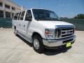 2008 Oxford White Ford E Series Van E350 Super Duty XLT 15 Passenger  photo #1