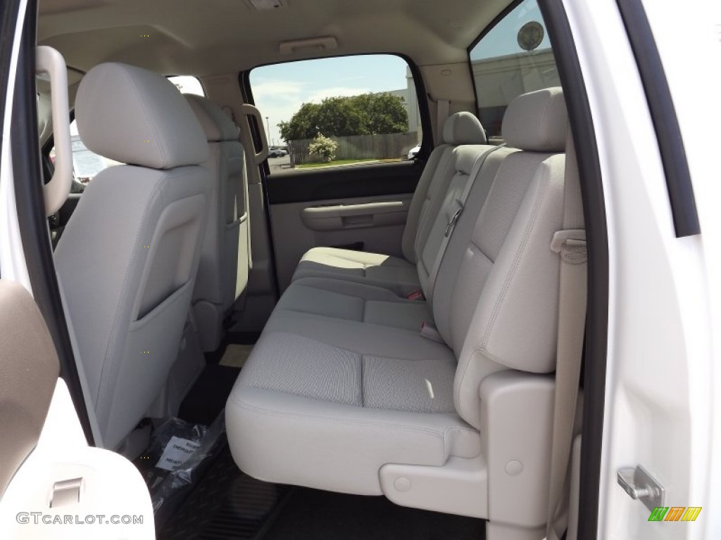 2011 Silverado 1500 LT Crew Cab 4x4 - Summit White / Light Titanium/Ebony photo #14