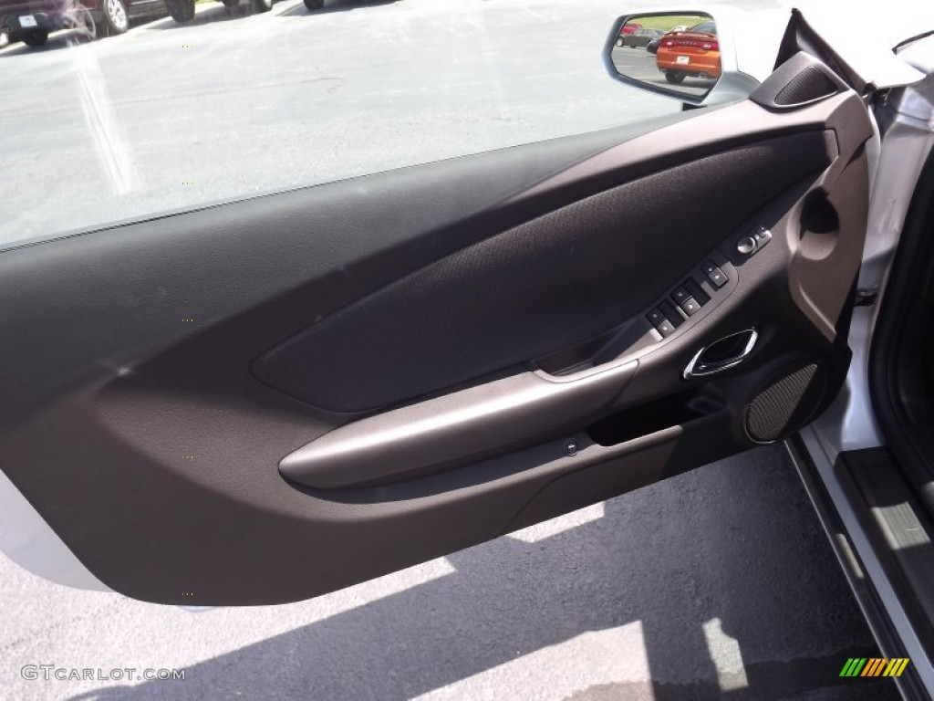 2012 Chevrolet Camaro LT Convertible Black Door Panel Photo #52985281