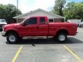 2003 Red Clearcoat Ford F250 Super Duty XLT SuperCab 4x4  photo #1