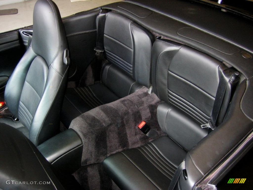 Black Interior 2004 Porsche 911 Turbo Cabriolet Photo #52985872