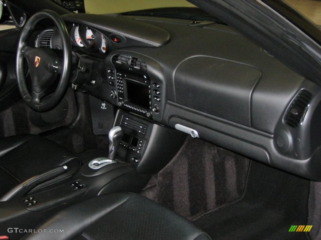 2004 Porsche 911 Turbo Cabriolet Black Dashboard Photo #52985989