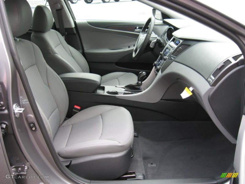 Gray Interior 2012 Hyundai Sonata SE 2.0T Photo #52986268