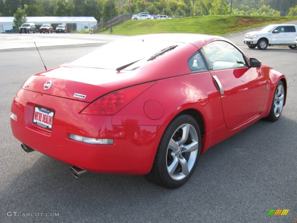 2008 350Z Coupe - Nogaro Red / Carbon photo #6