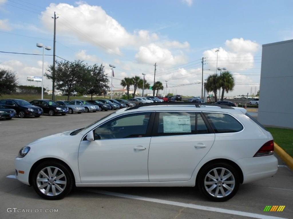 Candy White 2012 Volkswagen Jetta TDI SportWagen Exterior Photo #52987981