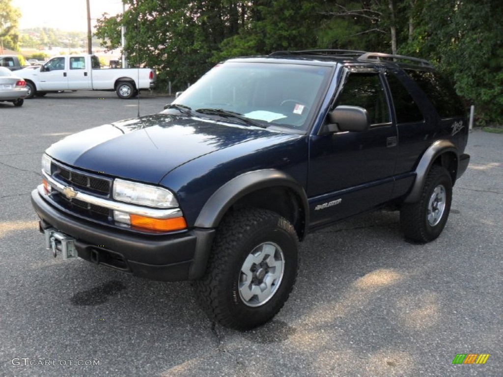 Indigo Blue Metallic 2004 Chevrolet Blazer LS 4x4 Exterior Photo #52988365