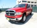 2005 Flame Red Dodge Ram 1500 SLT Quad Cab 4x4  photo #7