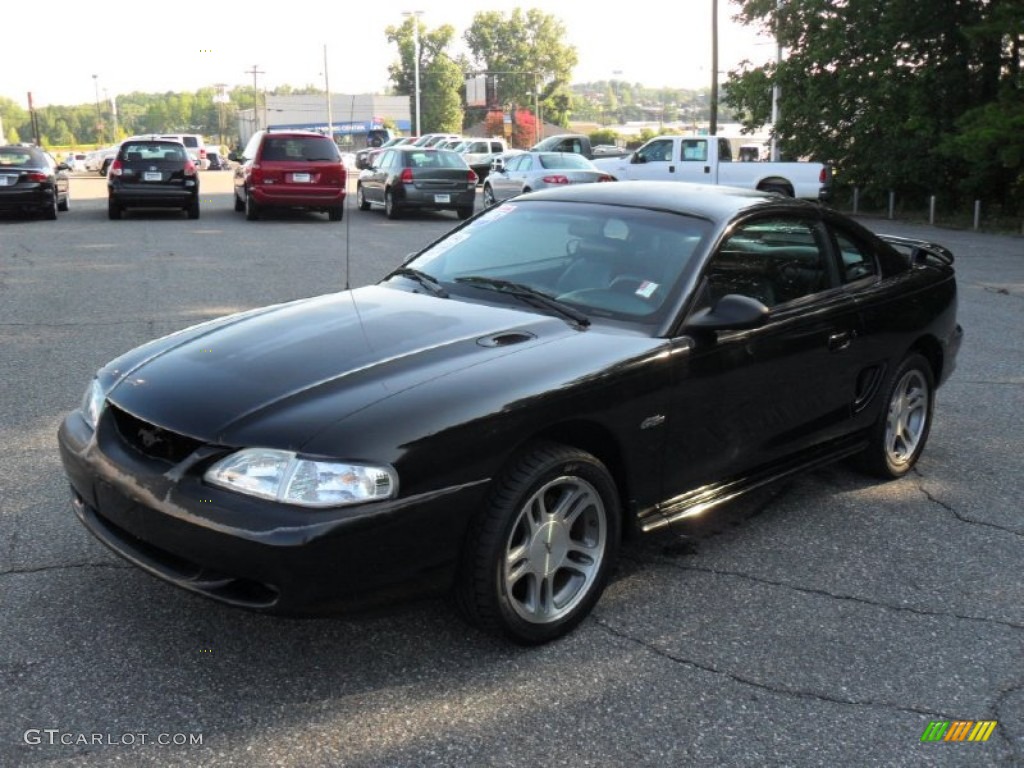 1997 Mustang GT Coupe - Black / Dark Charcoal photo #1