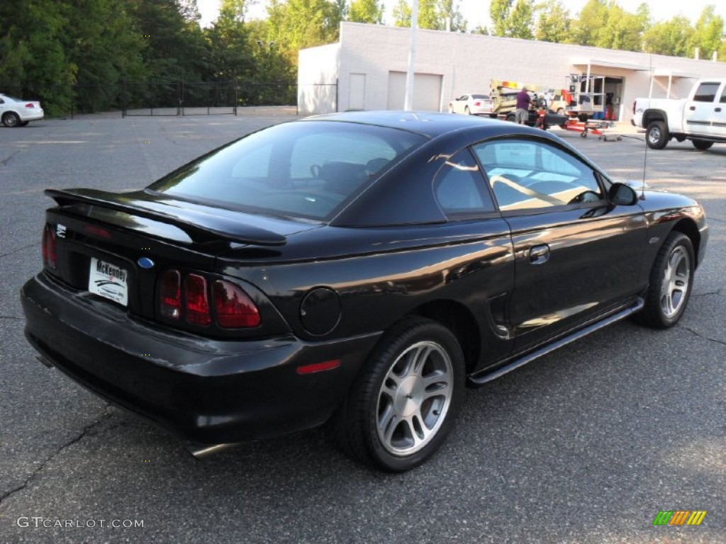 1997 Mustang GT Coupe - Black / Dark Charcoal photo #4