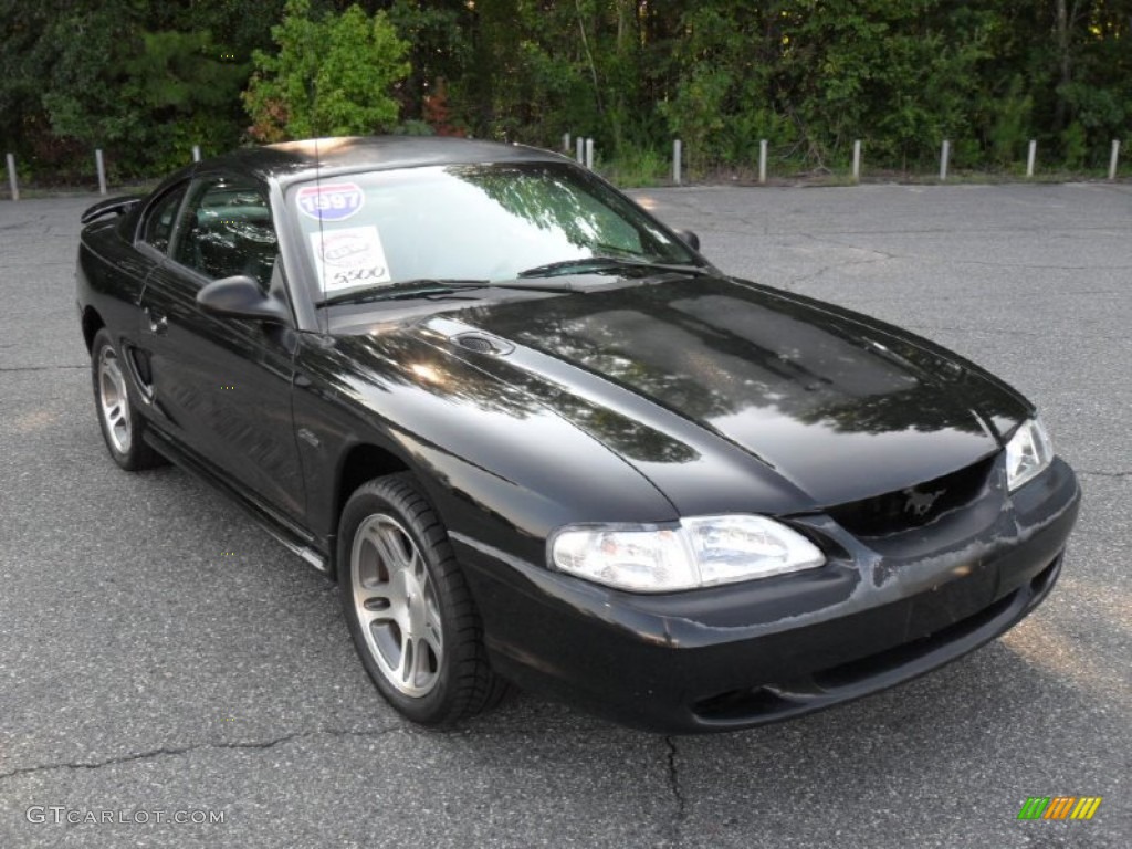 1997 Mustang GT Coupe - Black / Dark Charcoal photo #5