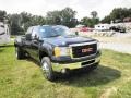 2011 Onyx Black GMC Sierra 3500HD SLE Extended Cab 4x4 Dually  photo #2