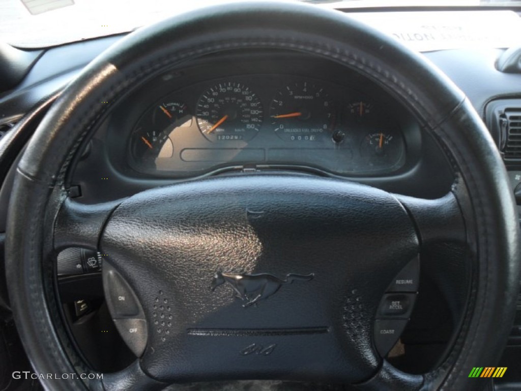 1997 Mustang GT Coupe - Black / Dark Charcoal photo #11