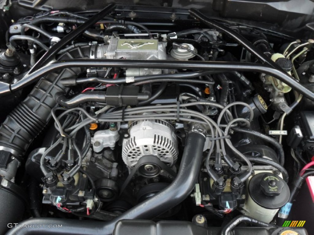 1997 Ford Mustang GT Coupe 4.6 Liter SOHC 16-Valve V8 Engine Photo #52989358