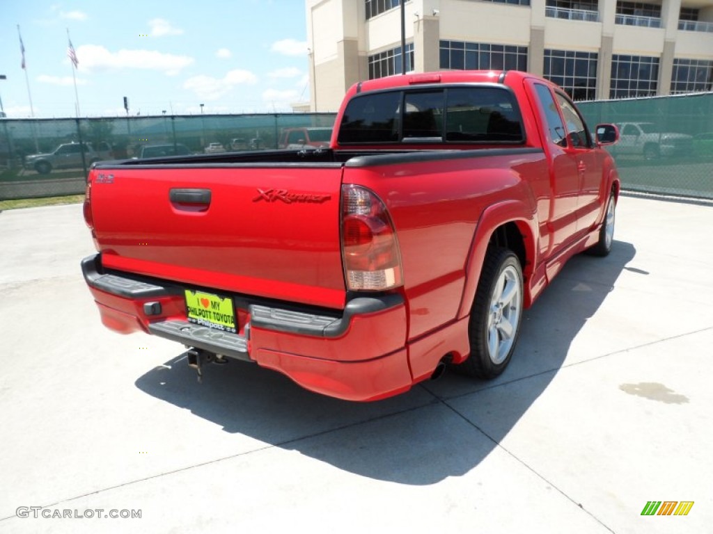 2006 Tacoma X-Runner - Radiant Red / Graphite Gray photo #3