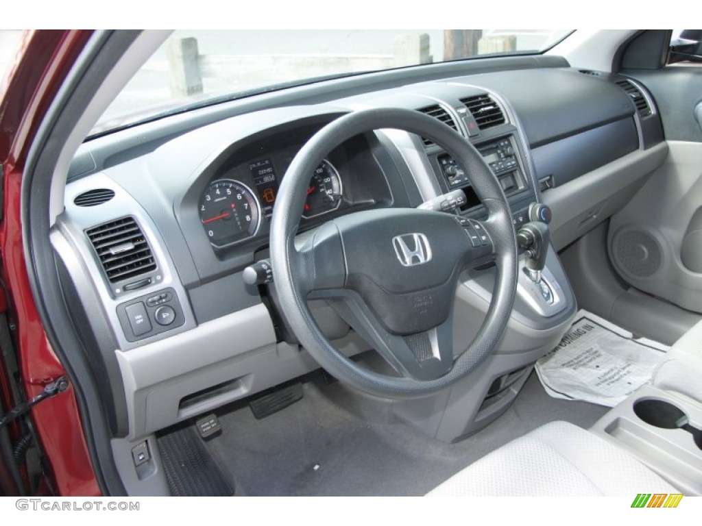 2008 CR-V LX 4WD - Tango Red Pearl / Gray photo #9