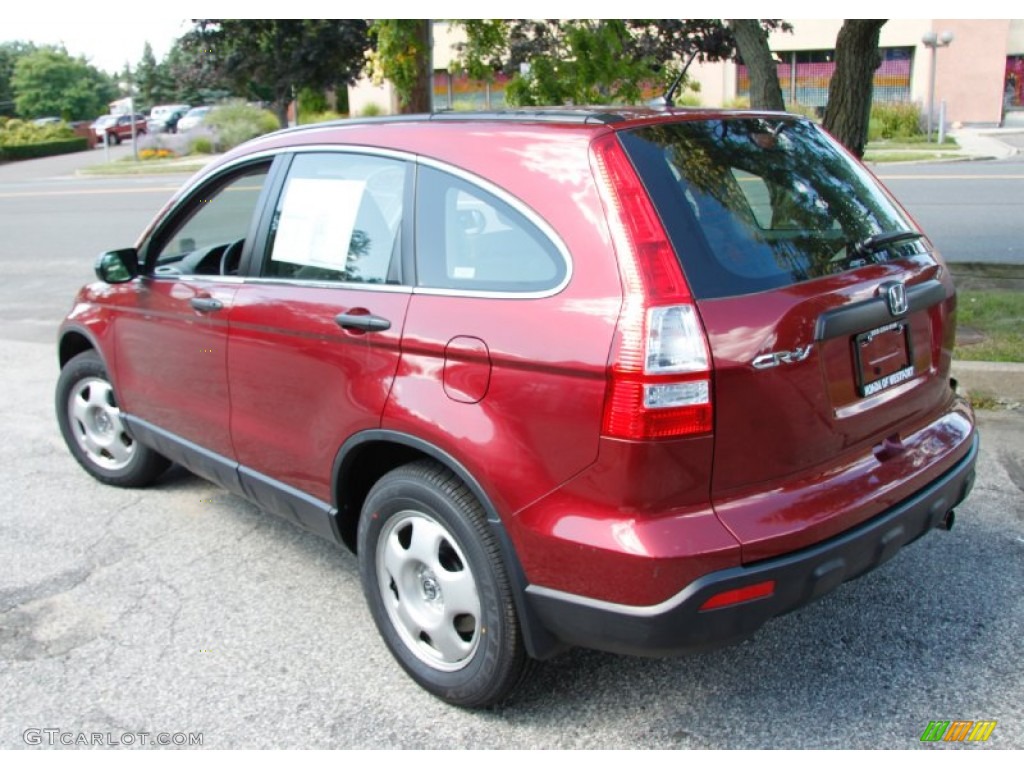2008 CR-V LX 4WD - Tango Red Pearl / Gray photo #11