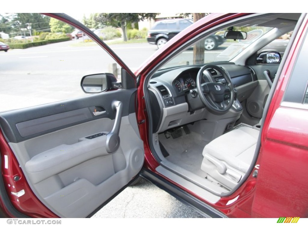 2008 CR-V LX 4WD - Tango Red Pearl / Gray photo #13