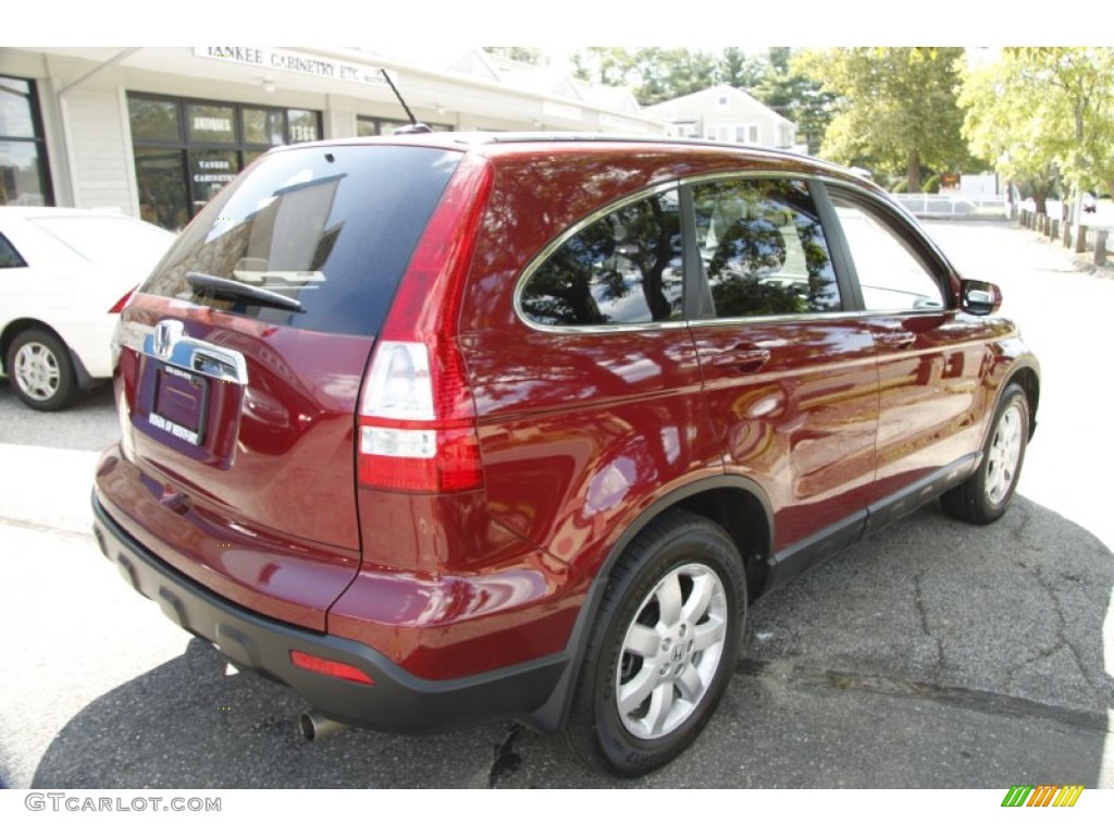 2008 CR-V EX-L 4WD - Tango Red Pearl / Gray photo #7