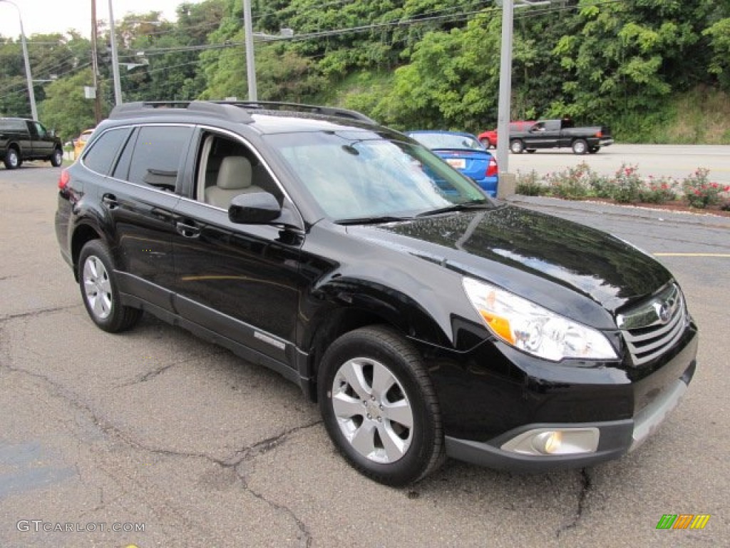 Crystal Black Silica 2010 Subaru Outback 2.5i Limited Wagon Exterior Photo #52992631