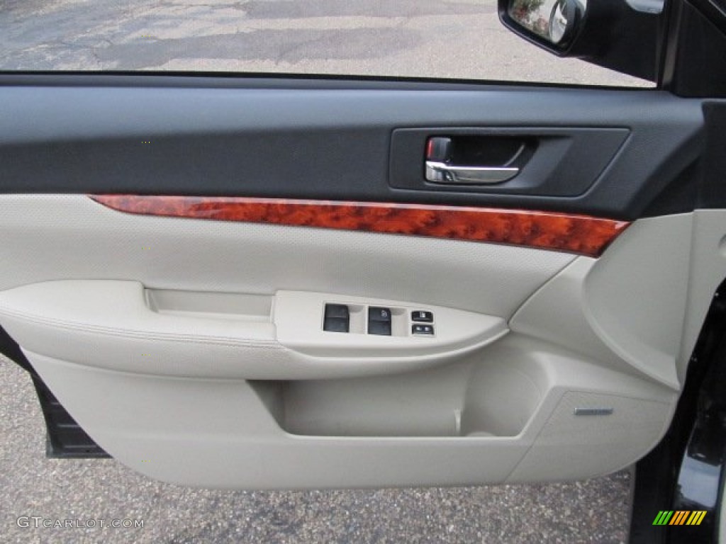 2010 Subaru Outback 2.5i Limited Wagon Warm Ivory Door Panel Photo #52992691