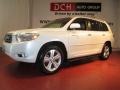 2008 Blizzard White Pearl Toyota Highlander Limited 4WD  photo #1