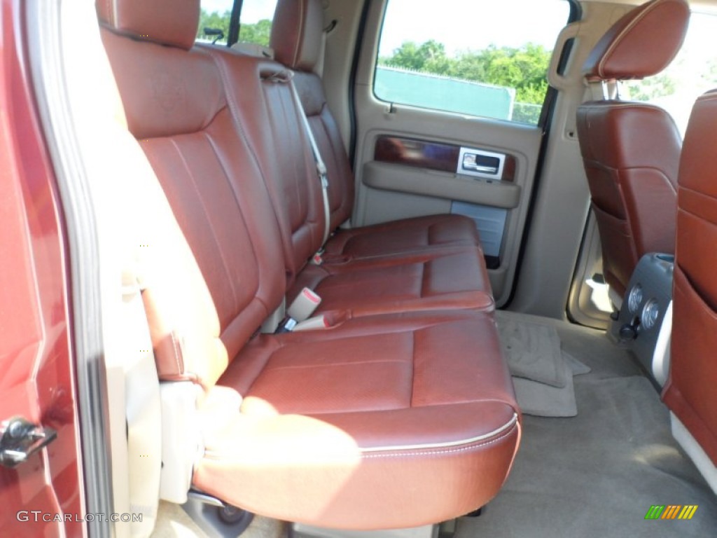 2010 F150 King Ranch SuperCrew - Royal Red Metallic / Chapparal Leather photo #31