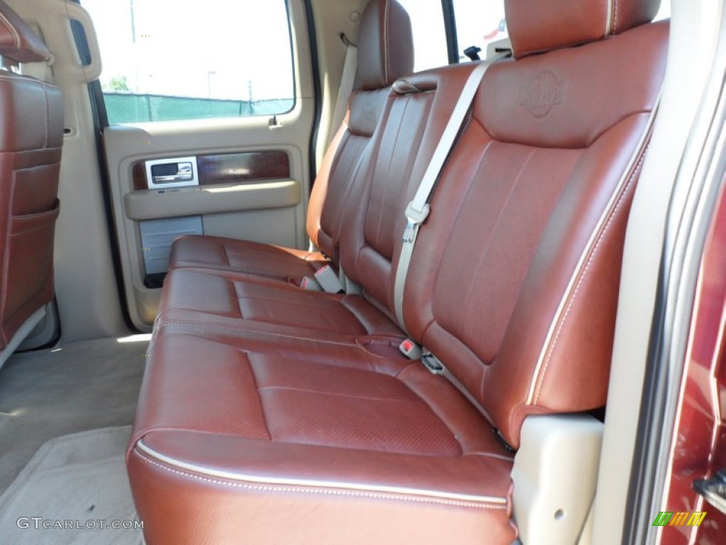 2010 F150 King Ranch SuperCrew - Royal Red Metallic / Chapparal Leather photo #34