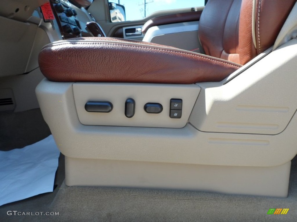 2010 F150 King Ranch SuperCrew - Royal Red Metallic / Chapparal Leather photo #38