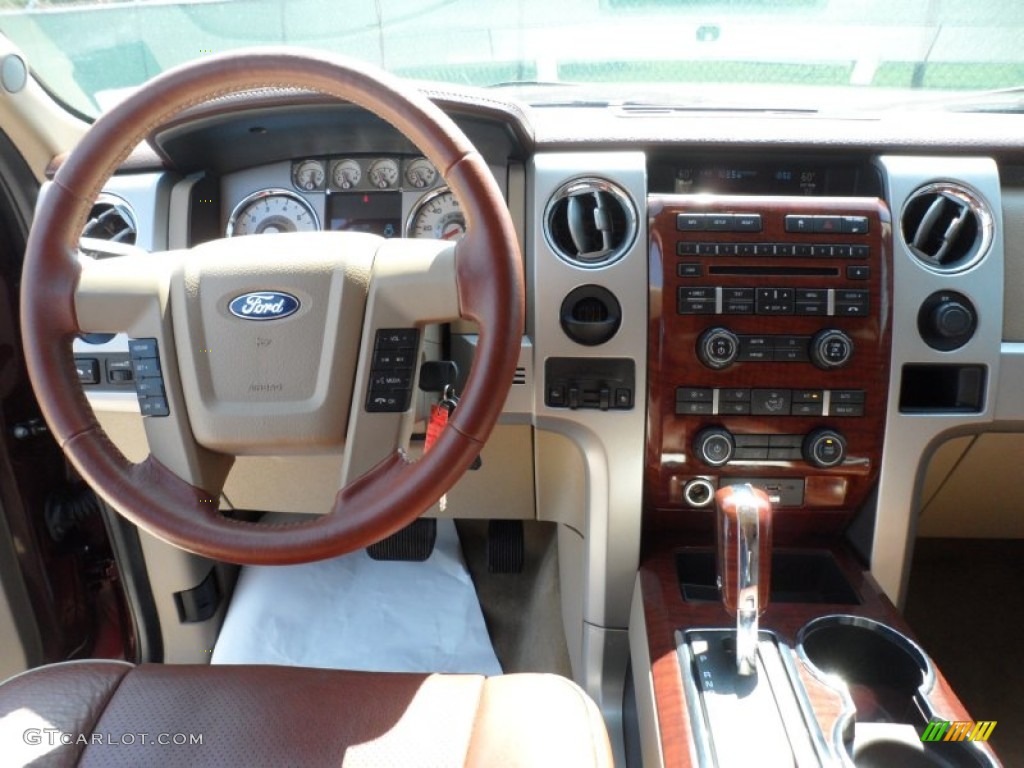 2010 F150 King Ranch SuperCrew - Royal Red Metallic / Chapparal Leather photo #39