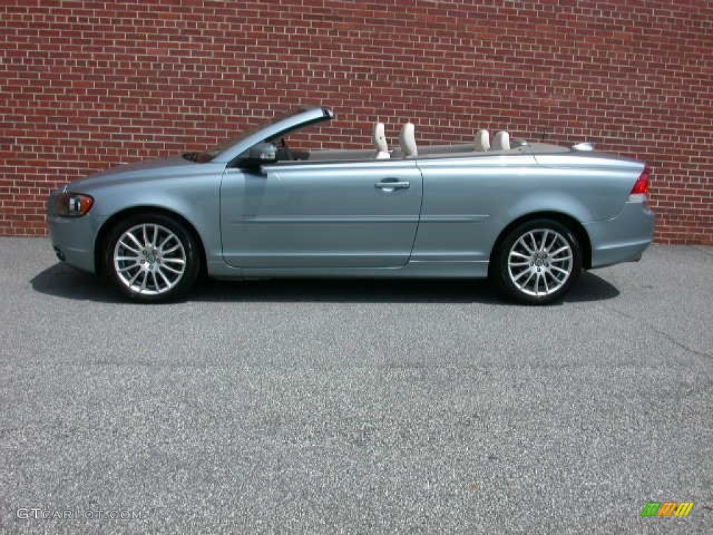 2009 C70 T5 Convertible - Celestial Blue Metallic / Calcite photo #17