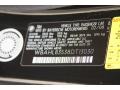 2008 BMW 7 Series 750i Sedan Info Tag