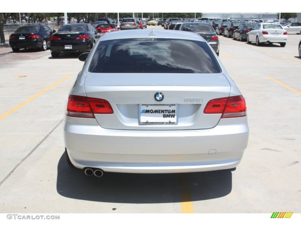 2008 3 Series 328i Coupe - Titanium Silver Metallic / Black photo #6