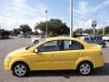 2009 Summer Yellow Chevrolet Aveo LT Sedan  photo #2