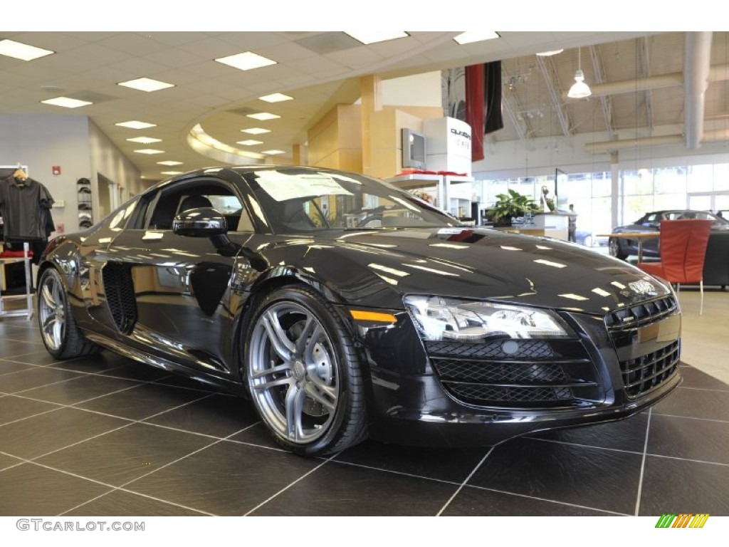 Phantom Black Pearl Effect 2012 Audi R8 5.2 FSI quattro Exterior Photo #52997491