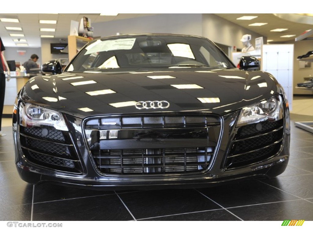 Phantom Black Pearl Effect 2012 Audi R8 5.2 FSI quattro Exterior Photo #52997509