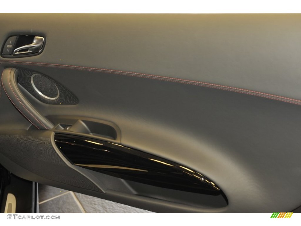2012 Audi R8 5.2 FSI quattro Black Door Panel Photo #52997941