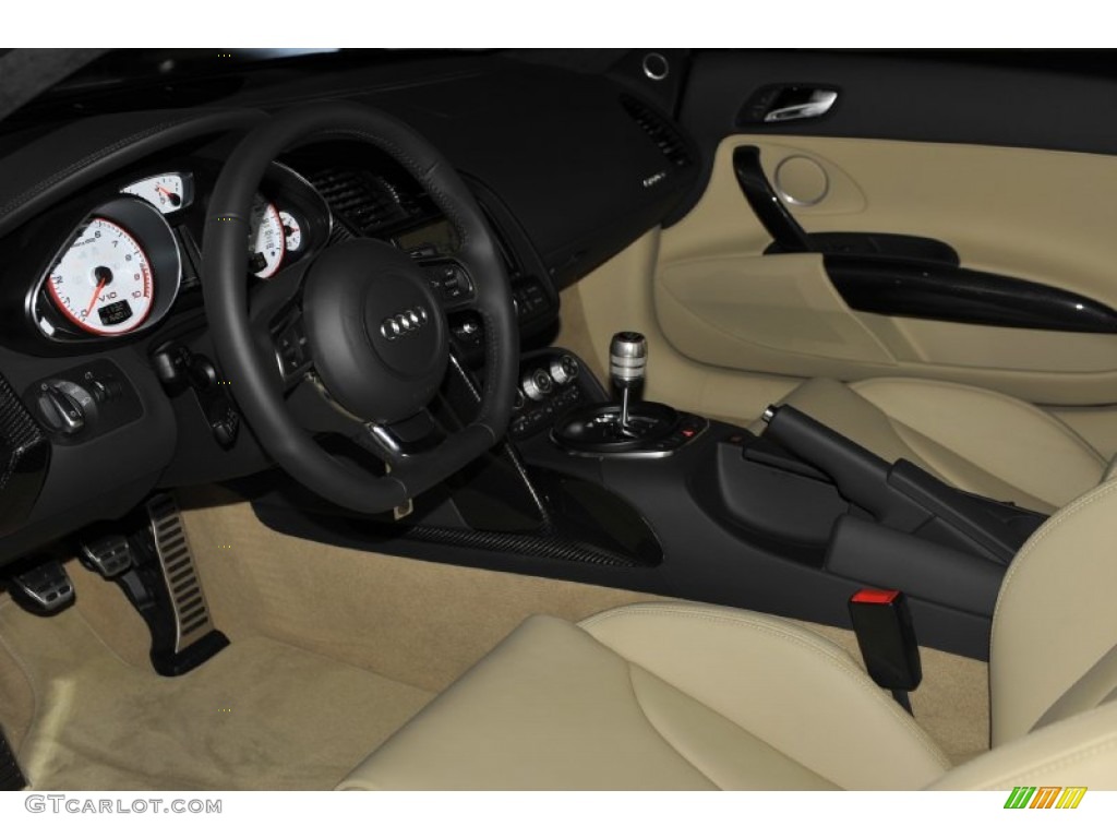 Luxor Beige Interior 2012 Audi R8 5.2 FSI quattro Photo #52998145