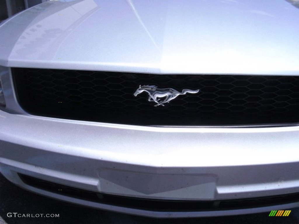 2008 Mustang V6 Deluxe Coupe - Brilliant Silver Metallic / Light Graphite photo #3