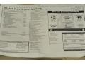 2012 Audi R8 5.2 FSI quattro Window Sticker