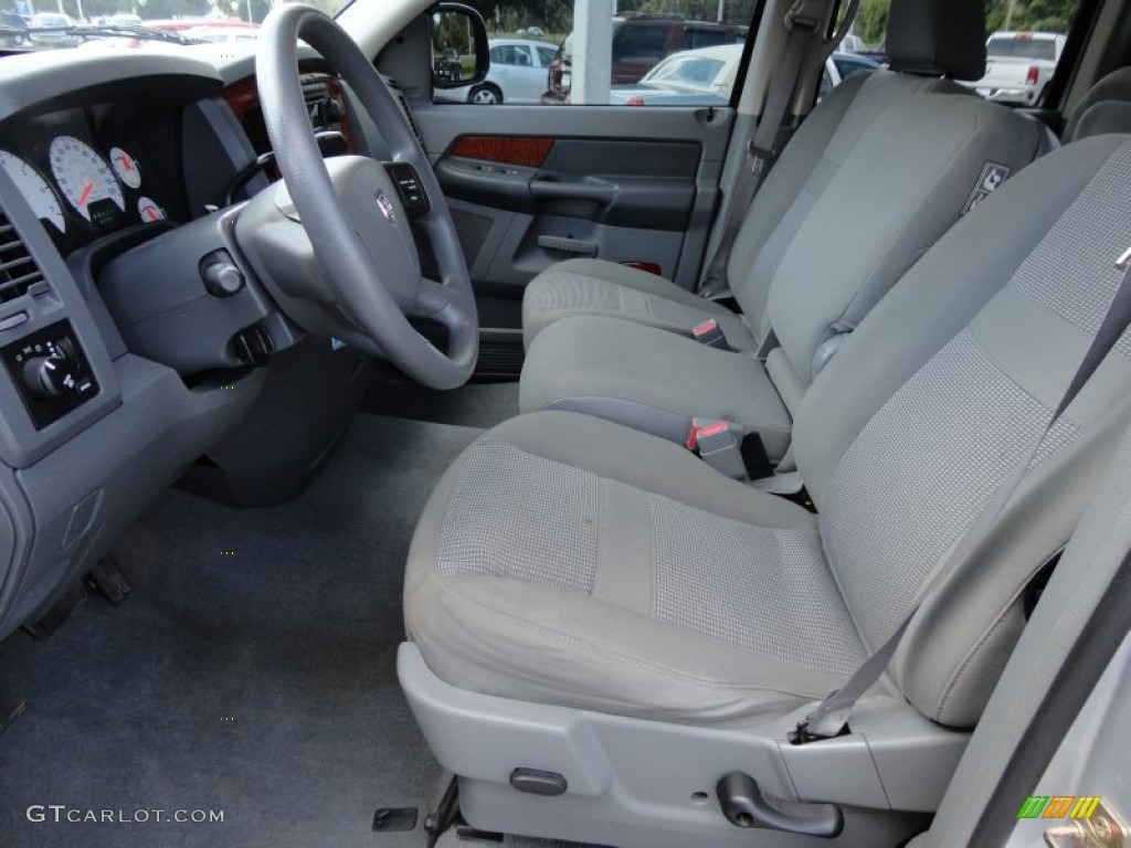 Medium Slate Gray Interior 2006 Dodge Ram 1500 SLT Quad Cab Photo #52999018