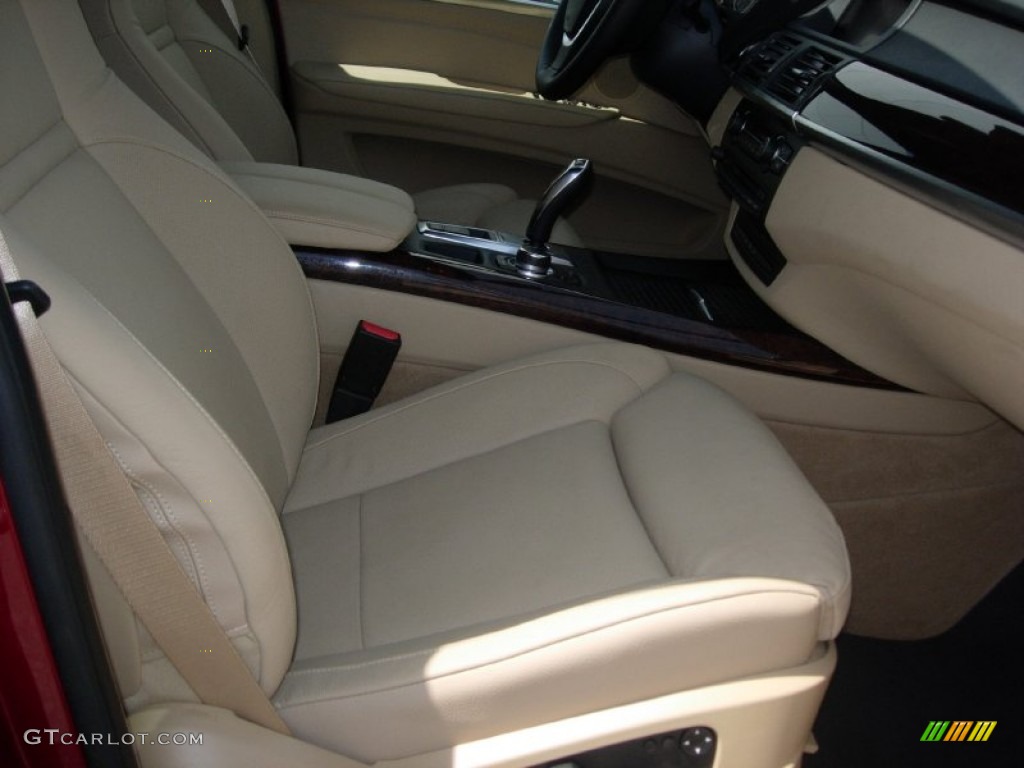 Sand Beige Interior 2011 BMW X5 xDrive 35i Photo #52999291