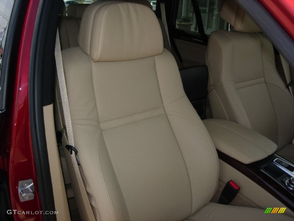 Sand Beige Interior 2011 BMW X5 xDrive 35i Photo #52999321
