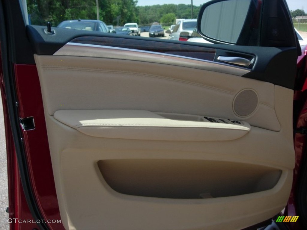 2011 BMW X5 xDrive 35i Sand Beige Door Panel Photo #52999402